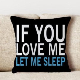 Let Me Sleep Customized Satin cushions