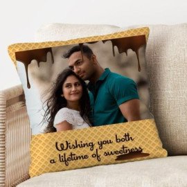 Lifetime of Sweetness Personalized Wedding cushions