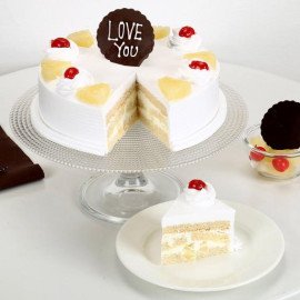 Love You Valentine Pineapple Cake