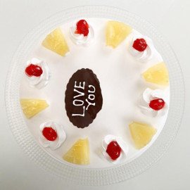 Love You Valentine Pineapple Cake