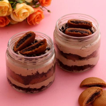 Lovely Choco Dark Fantasy Cream Cake Jar