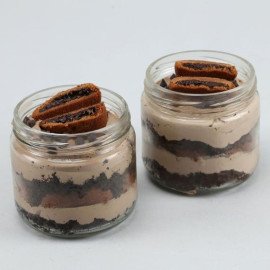Lovely Choco Dark Fantasy Cream Cake Jar