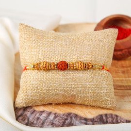 Lucky Bamboo Rakhi Combo