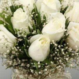 Majestic Roses Jar Arrangement