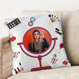 Makeup Themed Personalized cushions