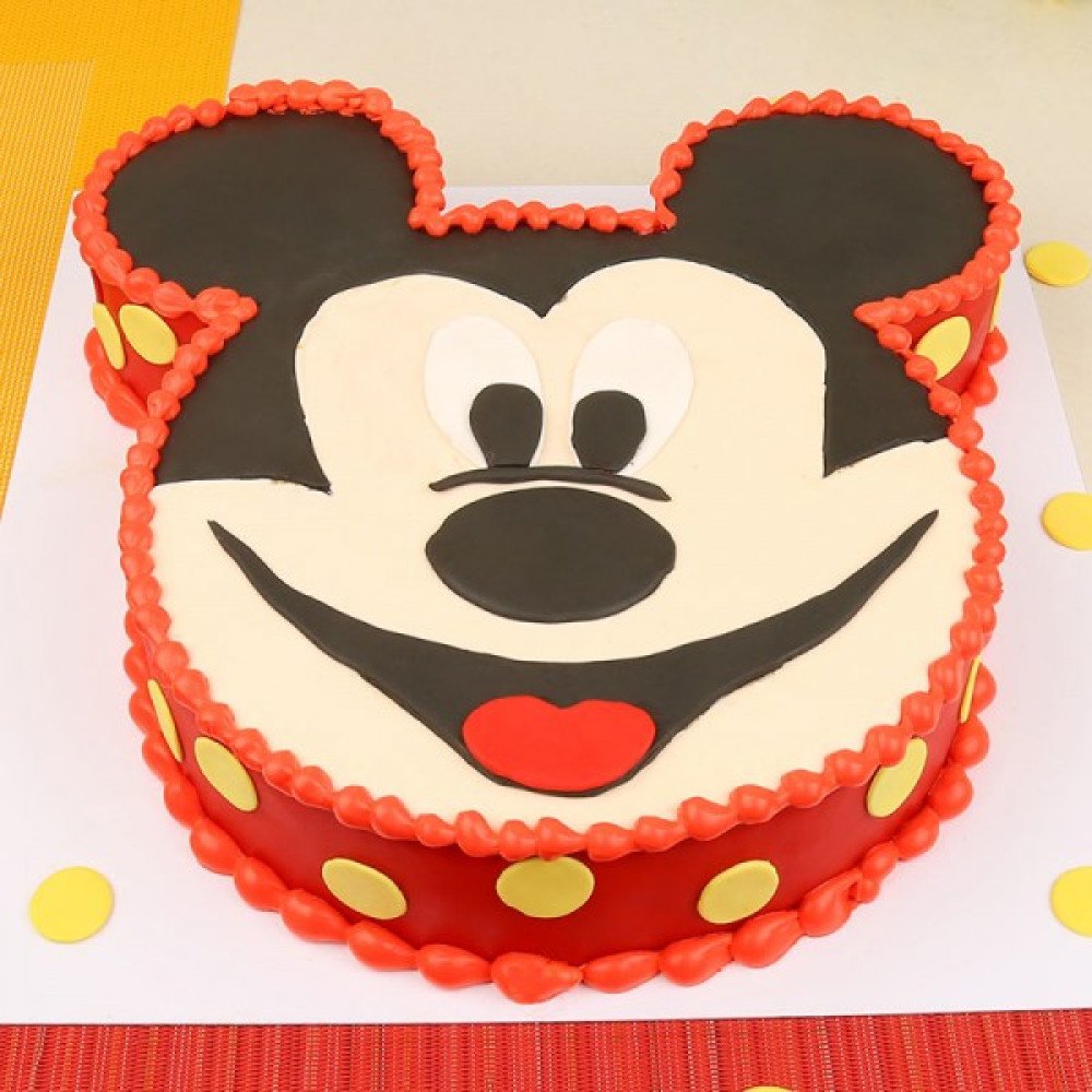 Mickey Mouse Theme Cake