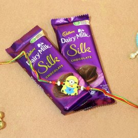 Minion Rakhi With Dairy Milk