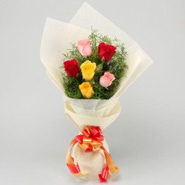 Mixed Love Roses Bunch