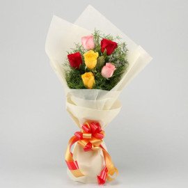 Mixed Love Roses Bunch
