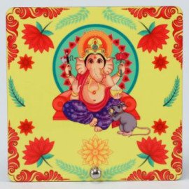 Money & Two Layer Bamboo Plant With Ganesha Table Top