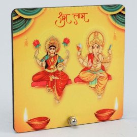 Money Plant in Red Pot & Ganesha Table Top