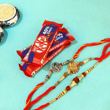 Mouth-Watering Chocolate Rakhi Combo