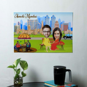 Mumbai Lover Personalized A3 Poster