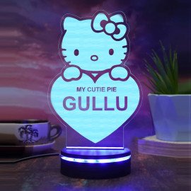 Cutie Pie Personalized Led Night Lamp