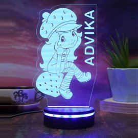 Cute Girl Personalized Night Lamp