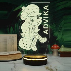 Cute Girl Personalized Night Lamp