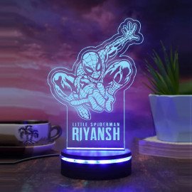 Amazing Spider Personalized Led Night Lamp