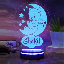 Good Night Teddy Personalized Night Lamp