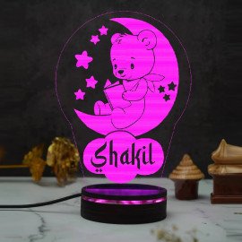 Good Night Teddy Personalized Night Lamp