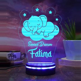 Sweet Dreams Personalized Night Lamp