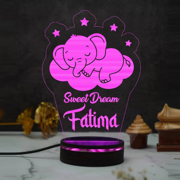 Sweet Dreams Personalized Night Lamp