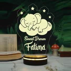 Sweet Dreams Personalized Night Lamp