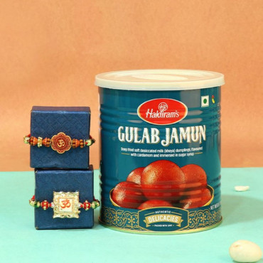 Outstanding Rakhi Set N Gulab Jamun