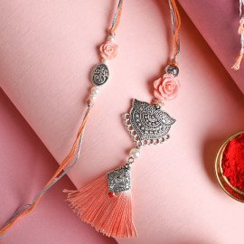 Oxidized Rakhi Duo