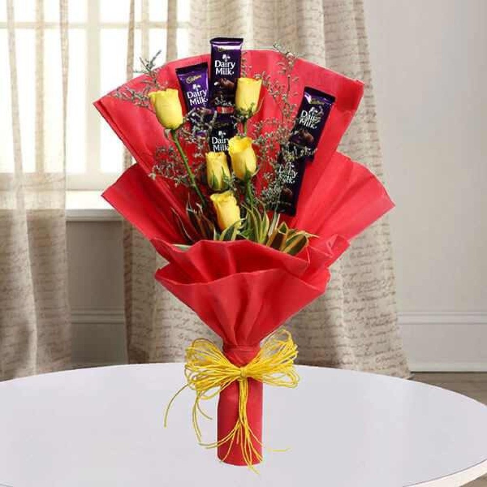 Roses with Cadbury