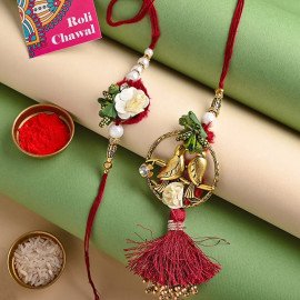 Panchi Rakhi N Lumba Rakhi Combo