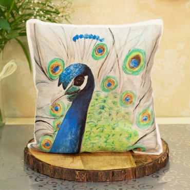 Peacock Cushion