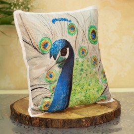 Peacock Cushion