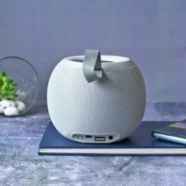 Pebble Dome Heavy Bass 5W Bluetooth Speaker (Black)