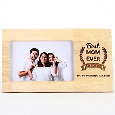 Personalised Best Mom Ever Photo Frame