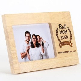 Personalised Best Mom Ever Photo Frame