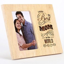 Personalised Best Mom In The World Photo Frame