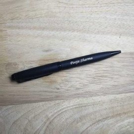 Personalised Black Matte Finish Pen