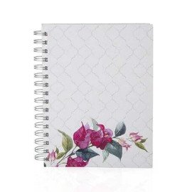Personalised Bougainvillea Wiro Notebook
