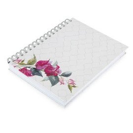 Personalised Bougainvillea Wiro Notebook