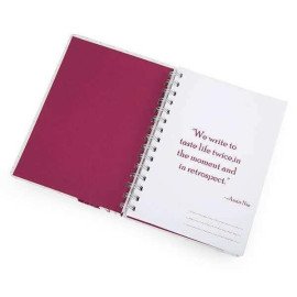 Personalised Bougainvillea Wiro Notebook