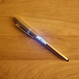 Personalised Chrome Finish Glow Pen