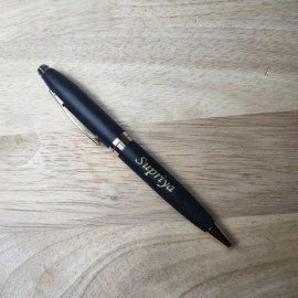 Personalised Golden Black Pen