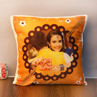 Personalised Rakhi Cushion