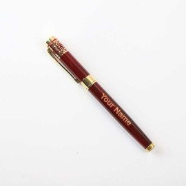 Personalised Red Pen in a Beautiful Engraved Box