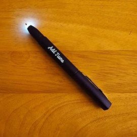 Personalised Royal Blue Glow Pen