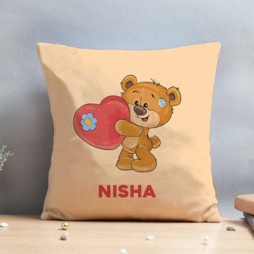 Personalised Teddy Cushion