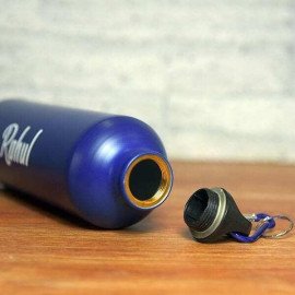 Personalised Unisex Blue Bottle with Name