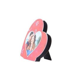 Personalised heart shaped led lamp for couples