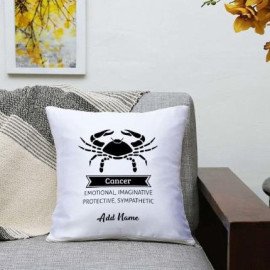 Personalized Cancer Satin Zodiac cushions