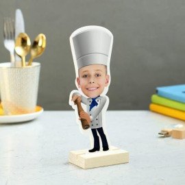 Personalized Chef Caricature for Boys